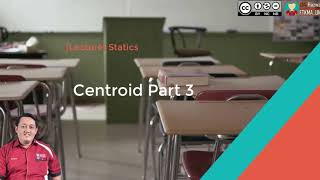 [Statics] Centroid part 3: How to calculate the centroid of a 2D area (Example 2) Guide