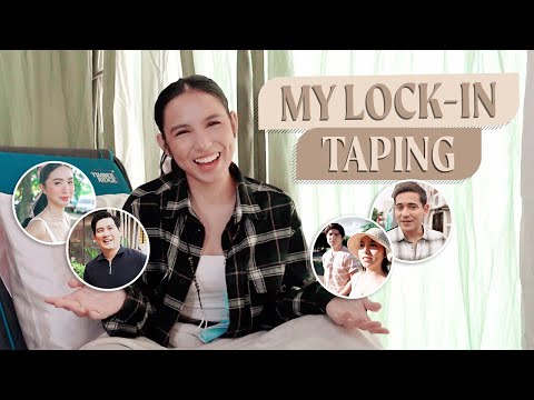 MY LOCK-IN TAPING FOR I LEFT MY HEART IN SORSOGON (BTS WITH THE CAST AND CREW)  | KYLINE ALCANTARA
