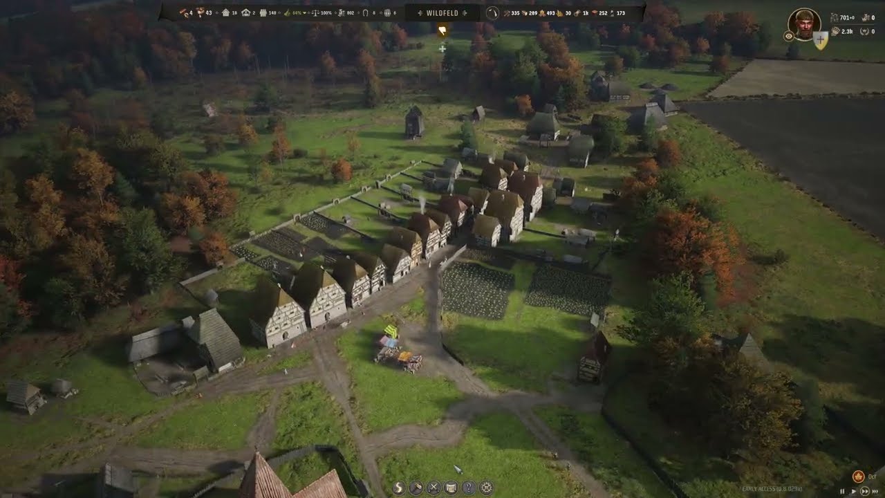 Manor Lords 4k gameplay