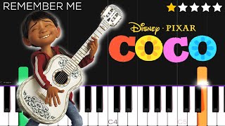 Remember Me (Lullaby)  From 'Coco' | EASY Piano Tutorial