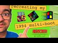 Sharing windows 3x yes with my os2 warp  msdos 6 multiboot setup colani restoration pt 3