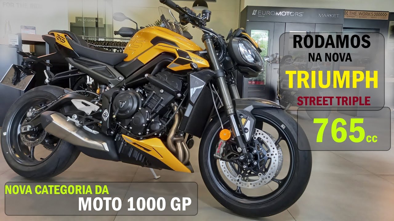 Testei a TRIUMPH Street TRIPLE 765 RS da Moto1000GP
