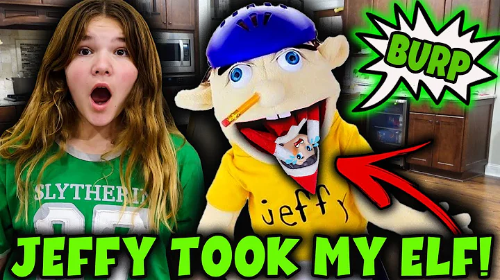 Jeffy Ate My Elf?! Dont Leave Creepy Puppet Home Alone! Skit