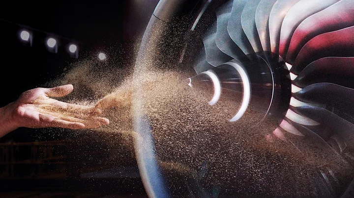What happens if you throw sand into a jet engine?