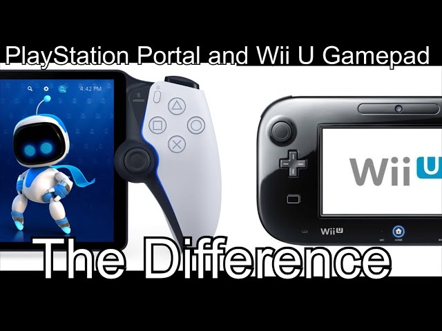 Playstation Portal and Wii U Gamepad Difference #playstationportal #wiiu  #wiiugamepad 