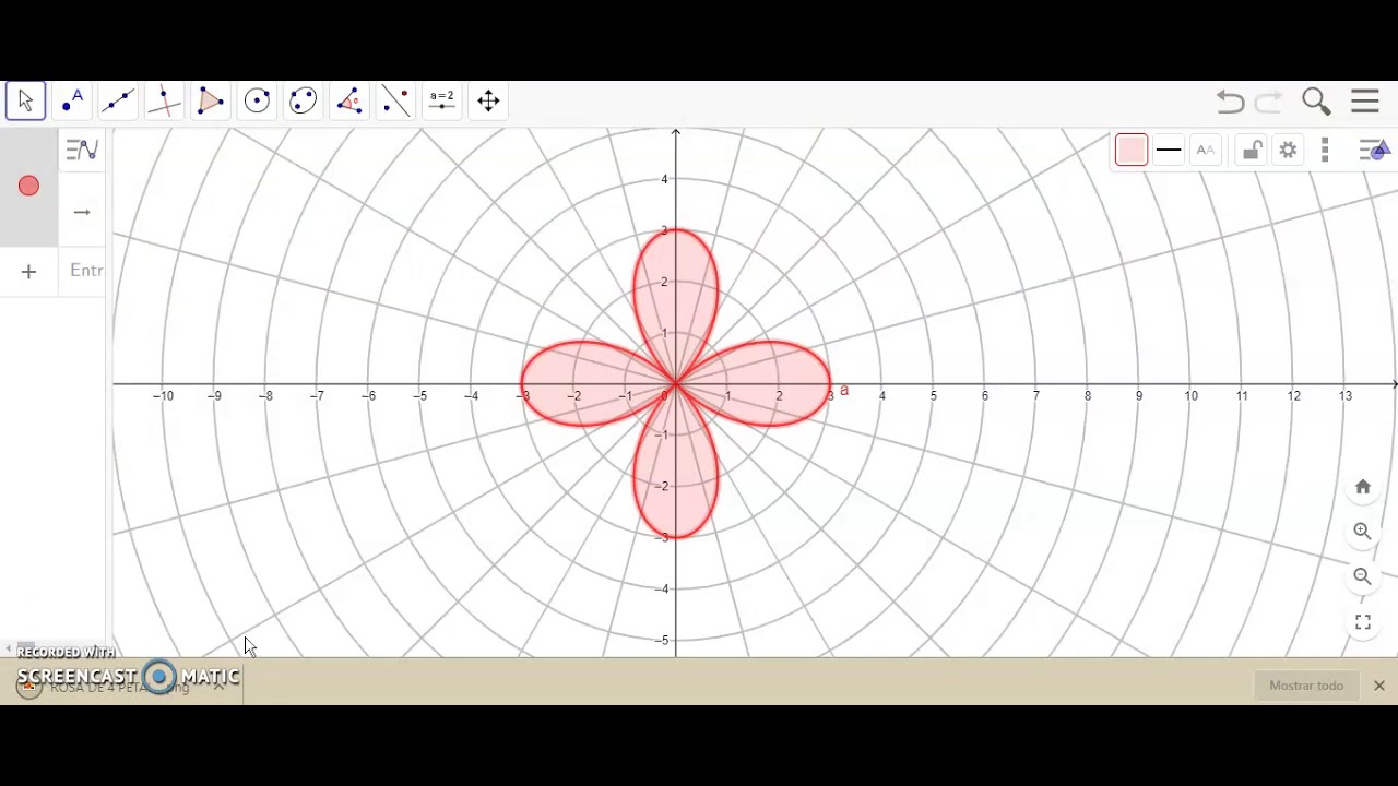 ECUACI N POLAR GR FICA EN GeoGebra ROSA DE 4 P TALOS YouTube Ecuaci N Polar Gr Fica En Geogebra Rosa De 4 P Talos Youtube