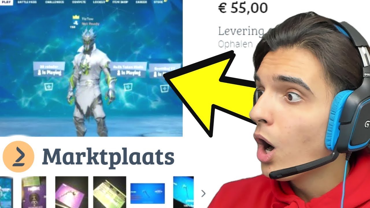 marokkaanse marktplaats fortnite code scammer hackt mijn account...😭💔