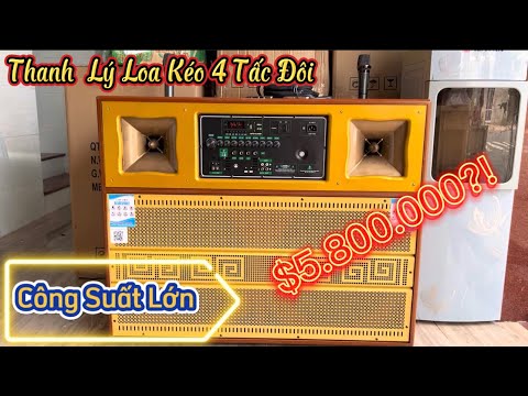 Video Thanh lý loa kéo 4 tấc đôi trầy sướt nhẹ ???? công suất... - youtube