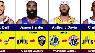 Celebrity 🚨Top NBA Players Traded in February | Anthony Davis, James Harden, Chris Paul Profile