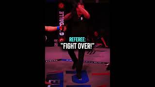 The Referee Disqualified Him For This 💀😵 (@ufc)