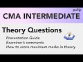 Theory Question Answer Presentation Guide | CMA Intermediate Tamil