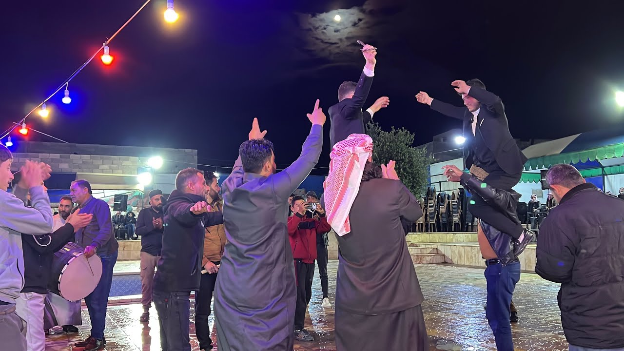 الفنان أحمد الإبراهيم من أفراح قرية البويضة قبيلة البوشعبان العريسين أسعد العدنان ونديم عبد الأسعد 2