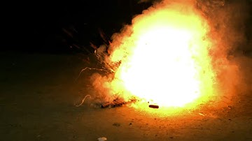 Firecrackers Shot in Super Slow Motion 2500fps