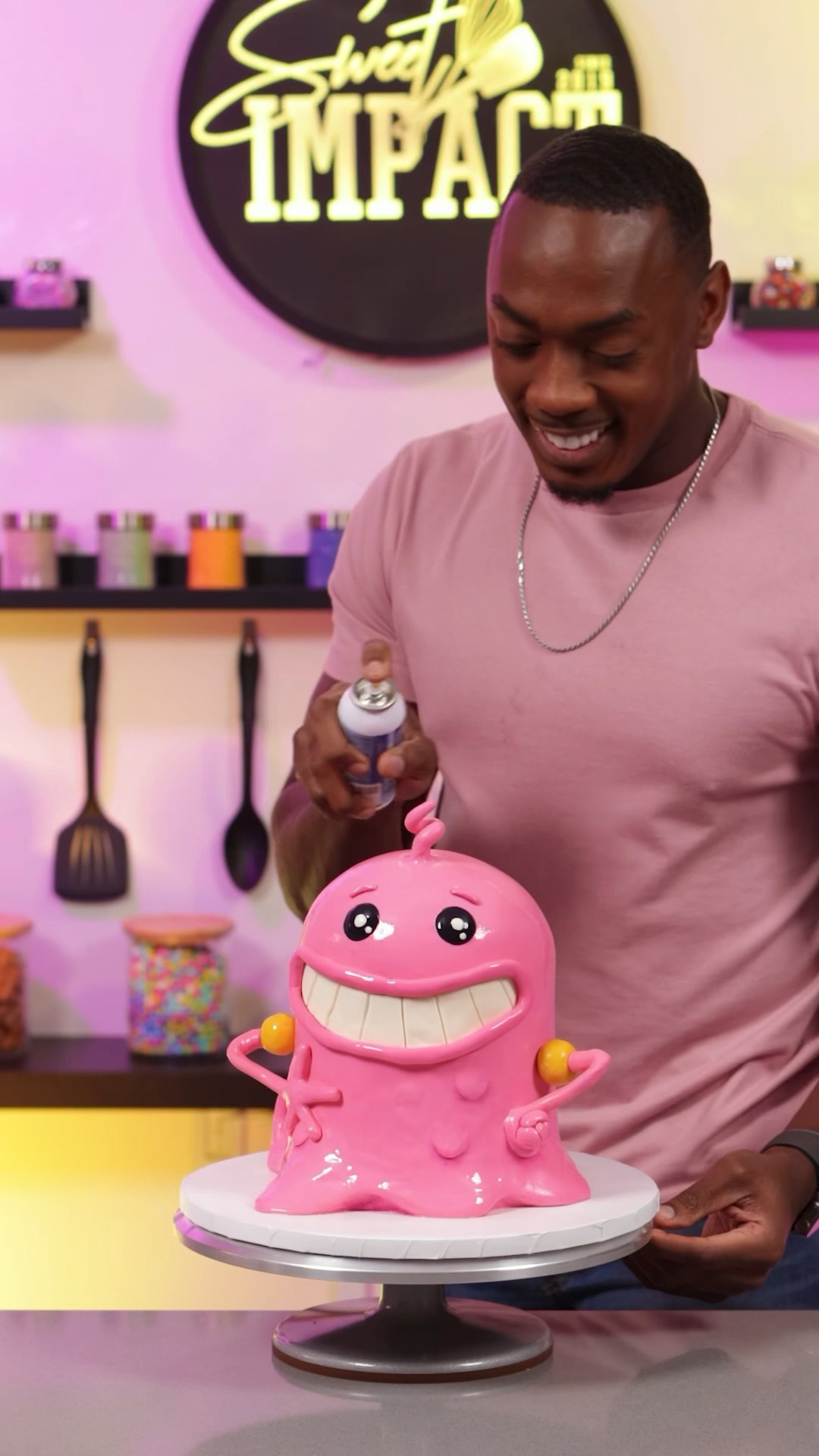 I made the Bubblegum Troll from Candy Crush!