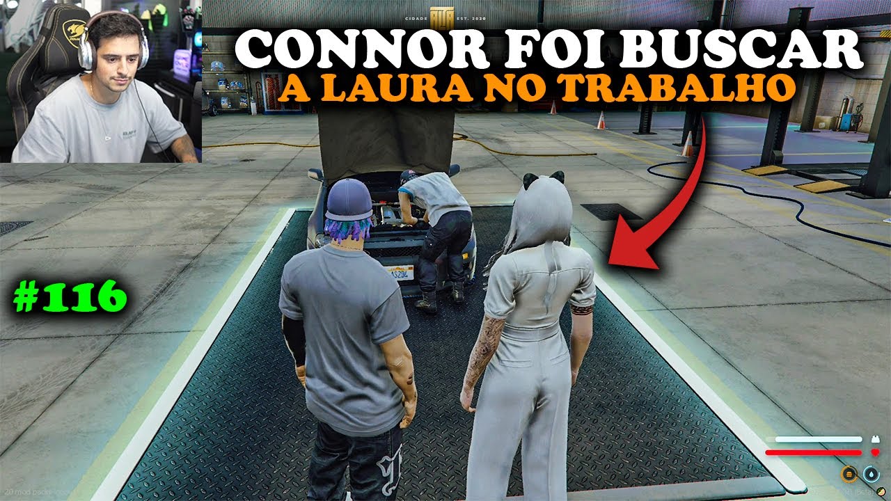 CONNOR FOI BUSCAR A LAURA NO TRABALHO! CONNORZINHO DO G0LPE! EP 116