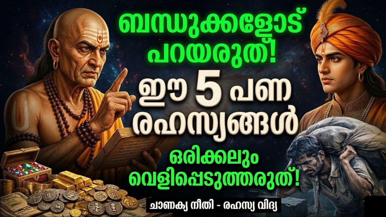 ചാണക്യ നീതി: ഒരിക്കലും ആരോടും പറയാൻ പാടില്ലാത്ത 5 സാമ്പത്തിക രഹസ്യങ്ങൾ | Financial Secrets Malayalam