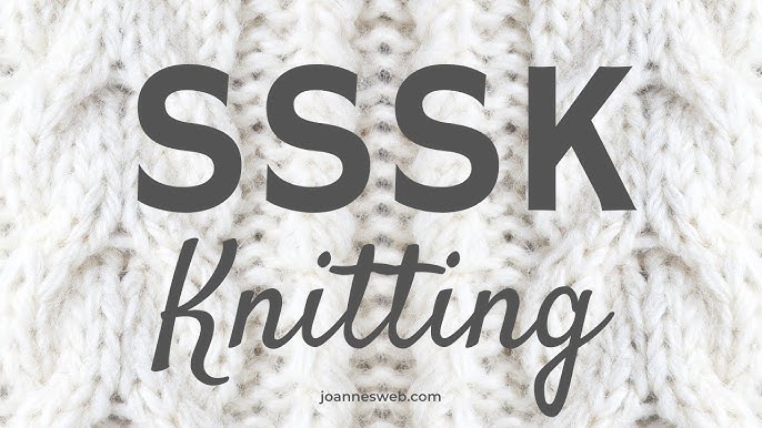 SKP, SK2P, and S2KP Decrease Stitches for Knitting - YouTube