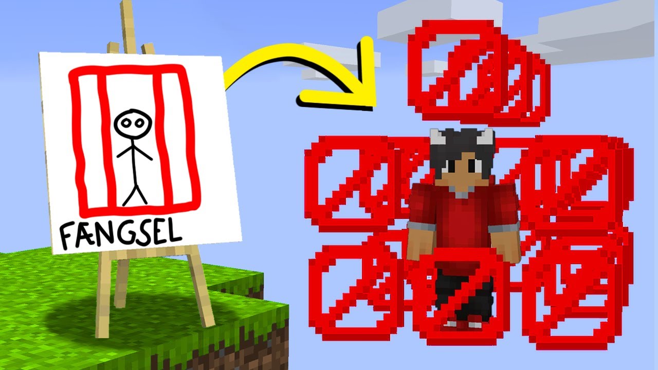 Jeg Er Fanget I Et TEGNET FÆNGSEL I Minecraft!