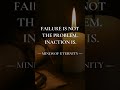 Failure isn’t the problem; inaction is. #stoic #mensmindset #discipline #selfmastery #growth