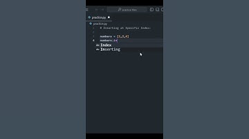 Specific Index | #python #pythonprogramming  #coding #learnpython #pythonforbeginners