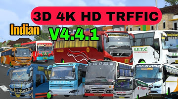 Release Indian traffic mode v1 v4.4.1 bus simulator Indonesia  