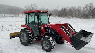 Snow removal on a gravel driveway? This 3point blade modification works great.