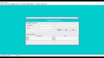 Aplikasi Desktop Base sederhana Input Nilai Siswa Java