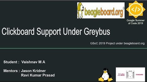 Clickboard Support Under Greybus: GSoC 2019 Project under BeagleBoard.org