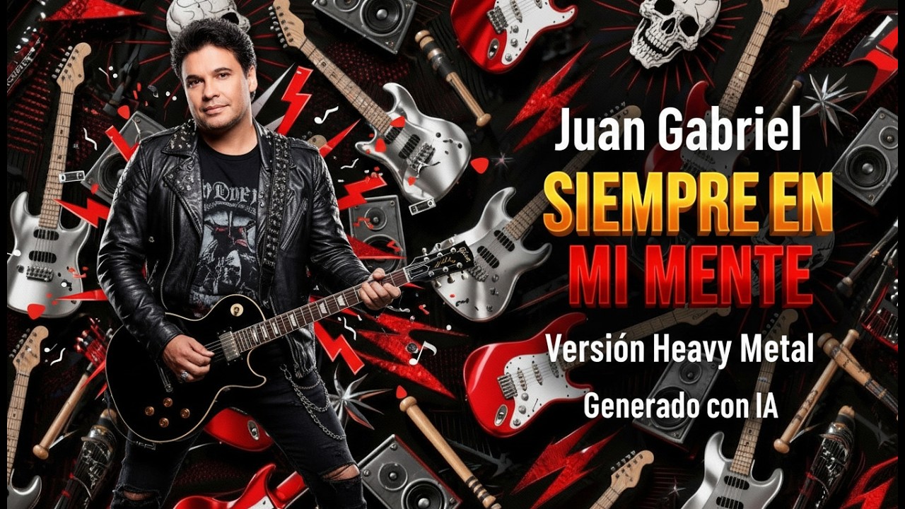 Juan Gabriel – Siempre En Mi Mente | Cover IA Heavy Metal para escuchar con el corazón roto