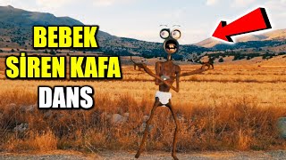 Bebek Si̇ren Kafa Dans Edi̇yor