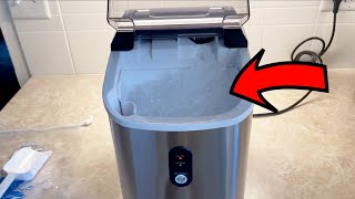 Nugget Countertop Ice Maker with Soft Chewable Ice, 34Lbs/24H, Ice Machine with Ice Scoop  Review