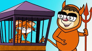 Cat And Keet Raps Rat A Tat Monster Traps Cat And Monkeys Land Animated Cartoon For Kids