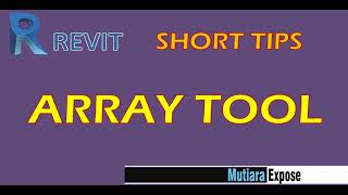 ARRAY TOOL IN REVIT
