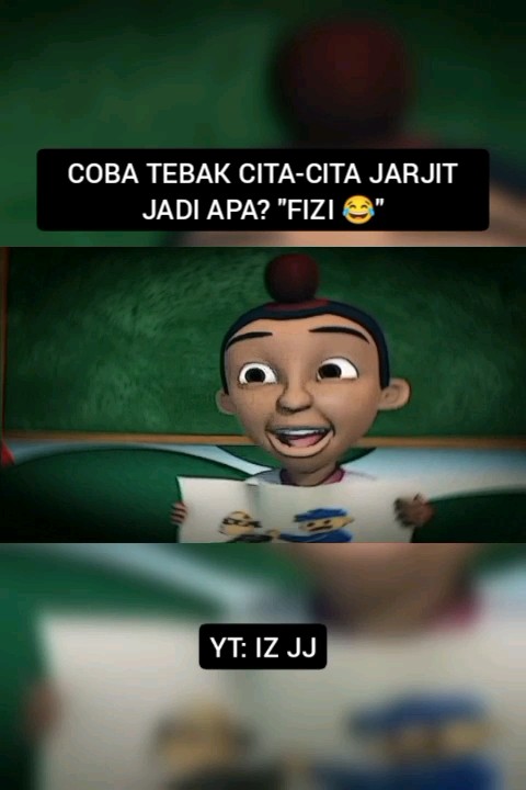 Cita cita Jarjit Tidak patut dicontoh ๐ #upinipin