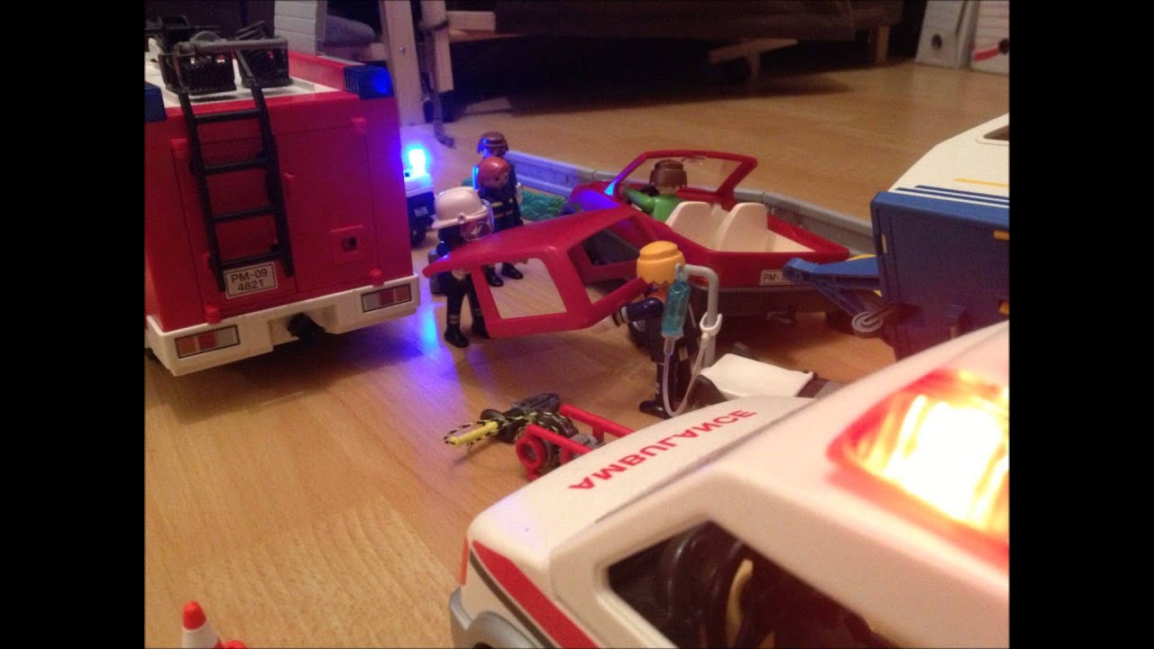 Mon film playmobil pompier accident YouTube