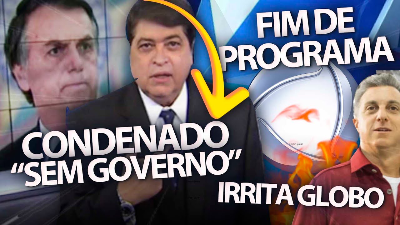 Datena é PROCESSADO e a ataca Bolsonaro + Record anuncia fim de programa + Luciano Huck irrita Globo