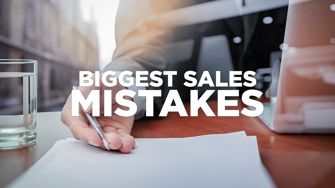 Image result for 10 Mistakes Made by Salesmen