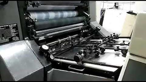 Online LED UV Komori 6+coater