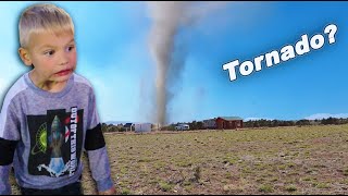 Tornado At Tannerites Ranch!