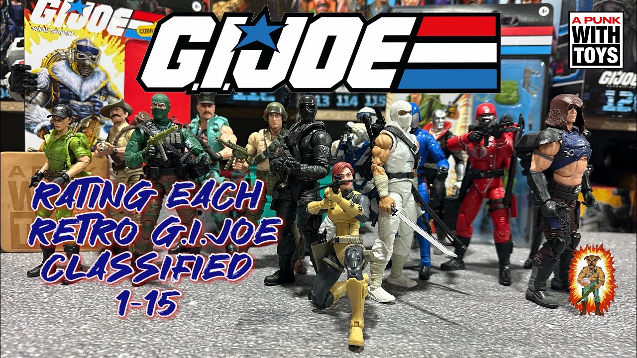Ретро-фигурки GI Joe Classified. Рейтинг 1-15.