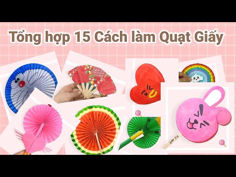 Video [HotTiktok] Tổng hợp 15 Cách làm Quạt Giấy #164/ Paper... - youtube
