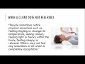 When a client does not feel Reiki