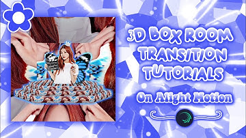 Tutorial 3D Box Room Transition on Alight Motion