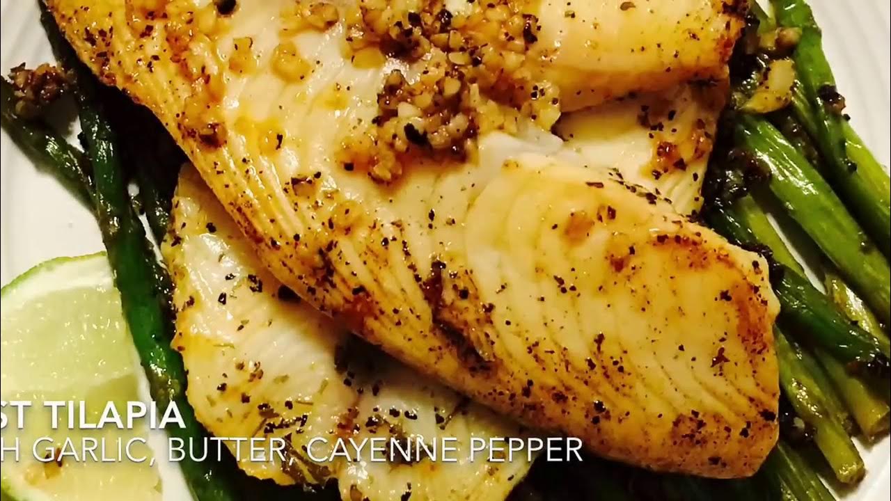 how to cook tilapia pan seared tilapia garlic tilapia easy fish recipe YouTube