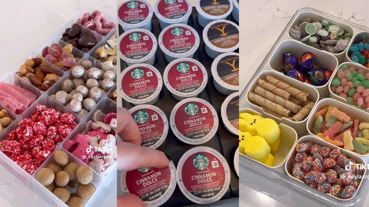 Food Restocking Satisfying Random Restock, Food restock, Organizing & Cleaning ASMR ...