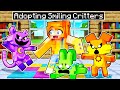 Adopting the SMILING CRITTERS in MINECRAFT!