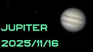 Jupiter 木星 2025/11/16 SINDEN 8" Newtonian telescope GH5S