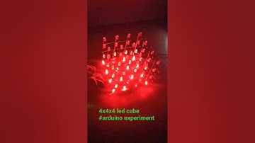 LED cube 4x4x4#shorts#youtubeshorts