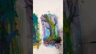 Whispering Woods 🌿 Color Keys for Tree Paintings | ASMR No Talking (Part 1) #asmrart #cozyart