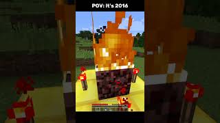 Minecraft When I Was Kid